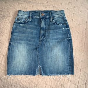 MOTHER  denim mini Skirt